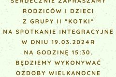 Green Modern Creative Aesthetic Elegant Simple Easter Party Invitation - 1