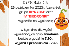 Brązowy Jesienny Dyplom dla Nauczyciela A4 - 1